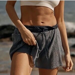 FP Movement By FREE PEOPLE DUSTY BLUE NIGHTSHADE LACE OVERLAY sz XS